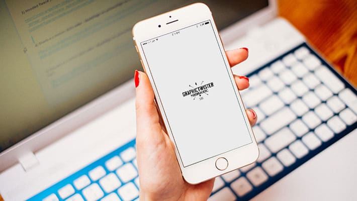 Hand iPhone 6 Mockup