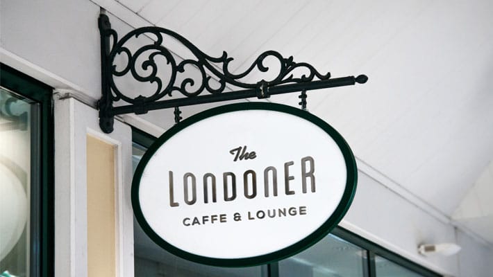 Hanging Wall Sign MockUp