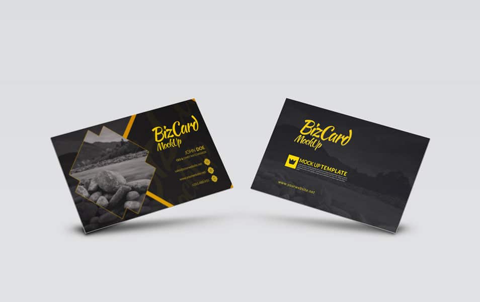 High Resolution Photo-realistic Business Card PSD Mock-Up