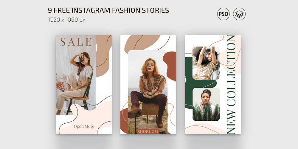Instagram Fashion Stories Templates