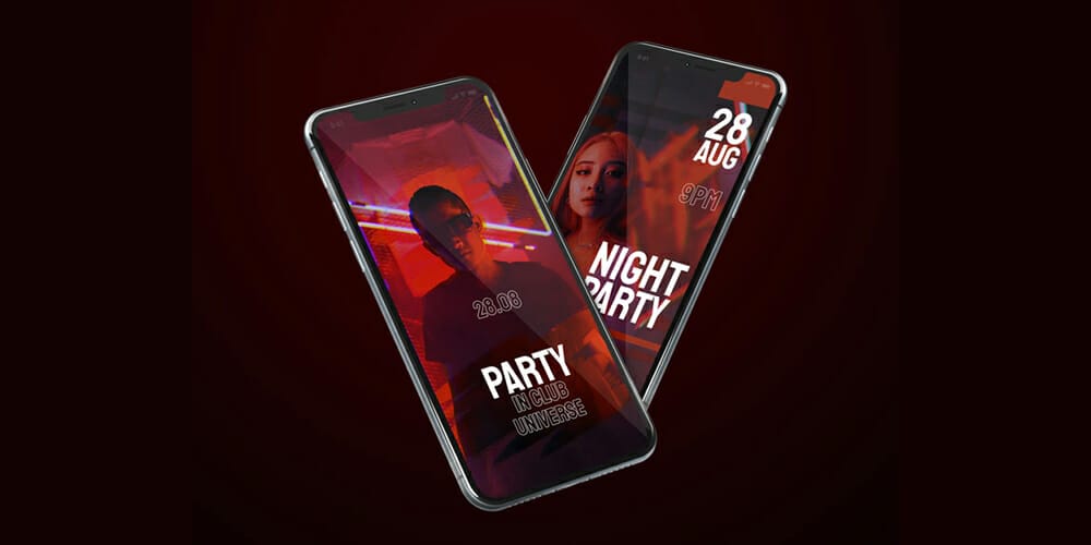 Instagram Night Party Stories