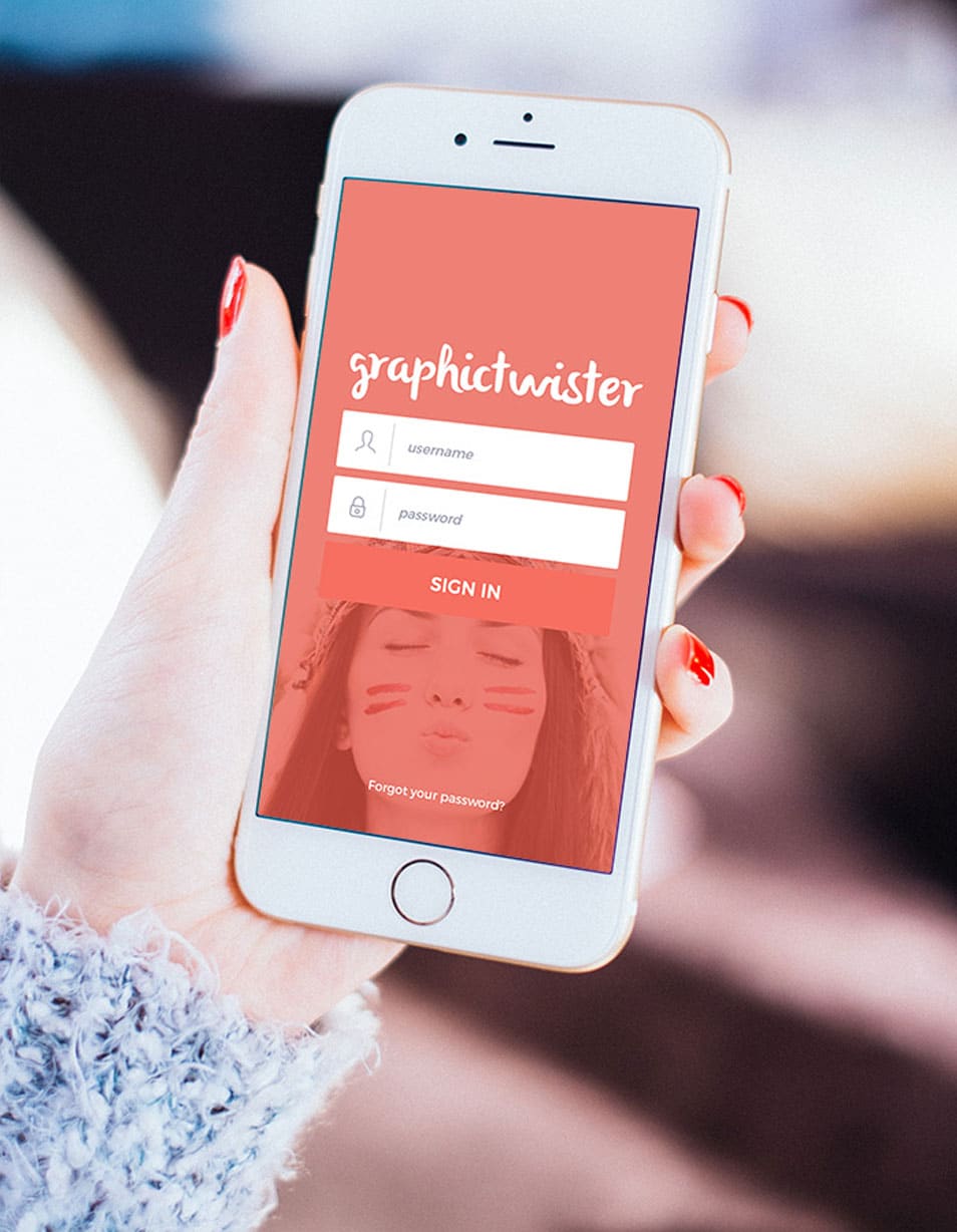 iPhone 6 PSD Hand Mockup