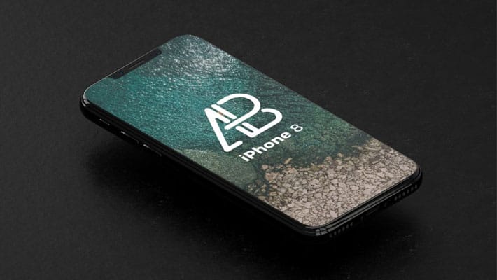 Isometric iPhone X Mockup