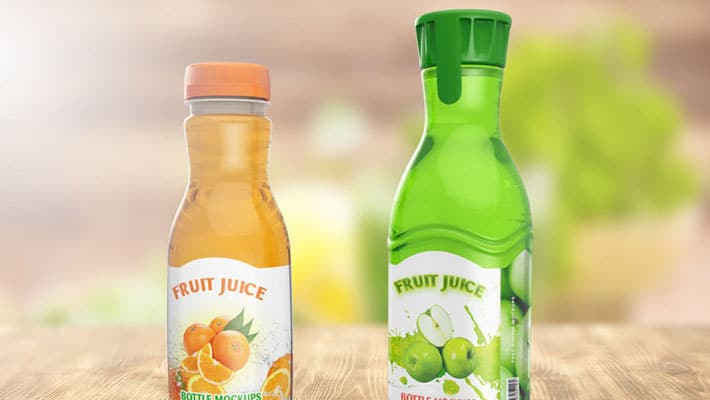 Juice Bottle Mockups
