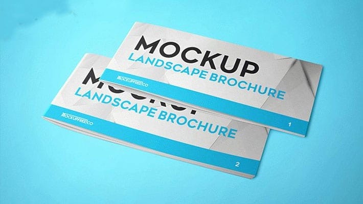 Landscape Brochure PSD Mockups