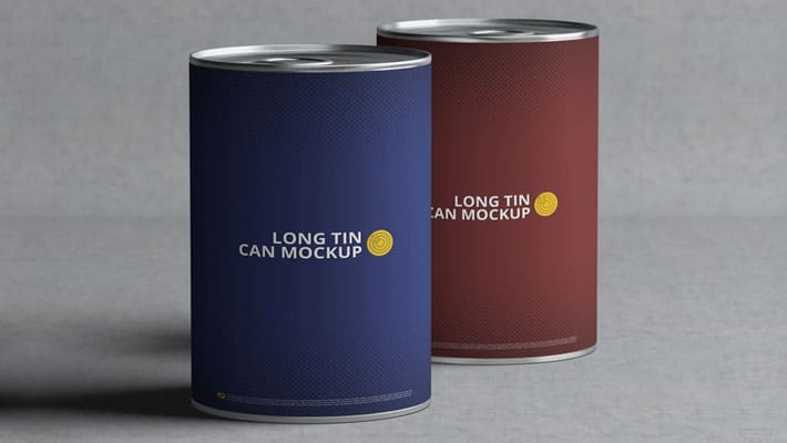 Long Tin Can Mock-Up