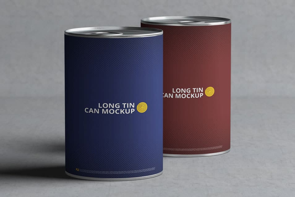 Long Tin Can Mock-Up