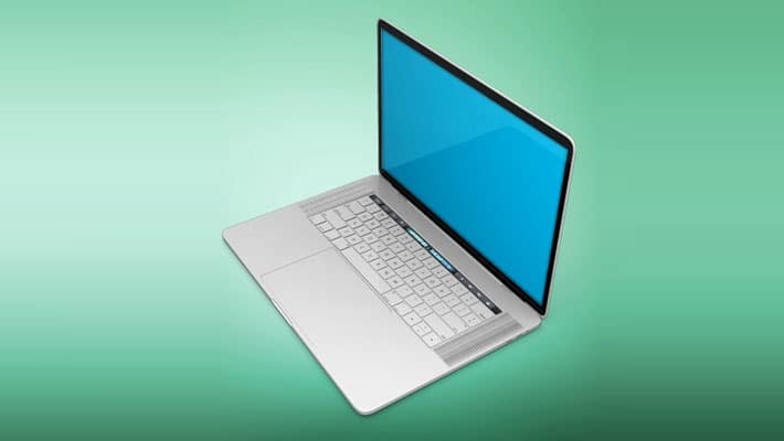 Mac Book Pro Touch Bar Mockup