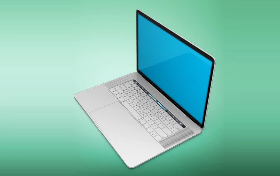 Mac Book Pro Touch Bar Mockup