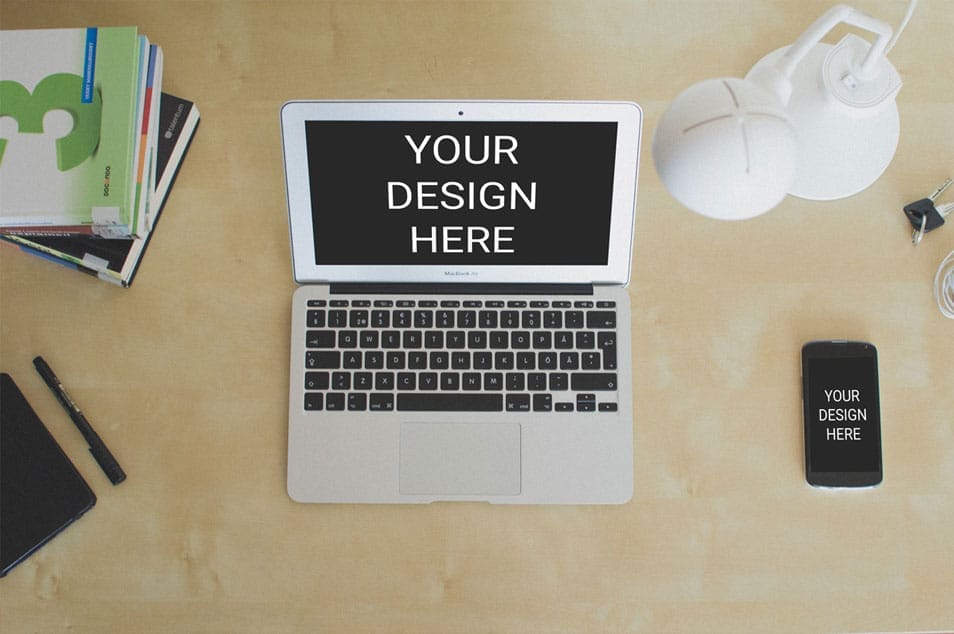 Macbook Air Real Photo Mockups