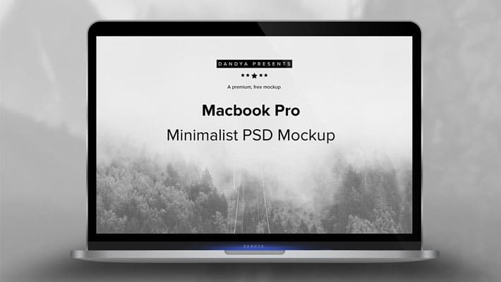 Macbook Pro Customizable Mockup
