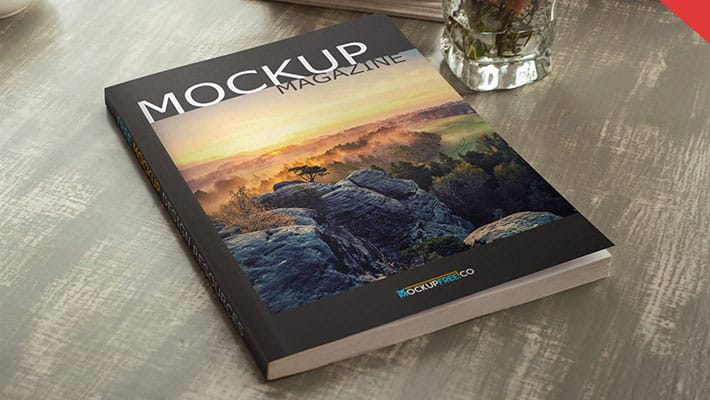 Magazine Mockup Template
