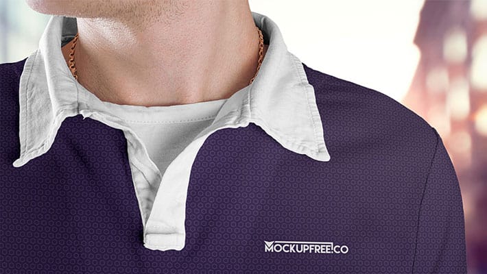Man Polo Shirt Mockup