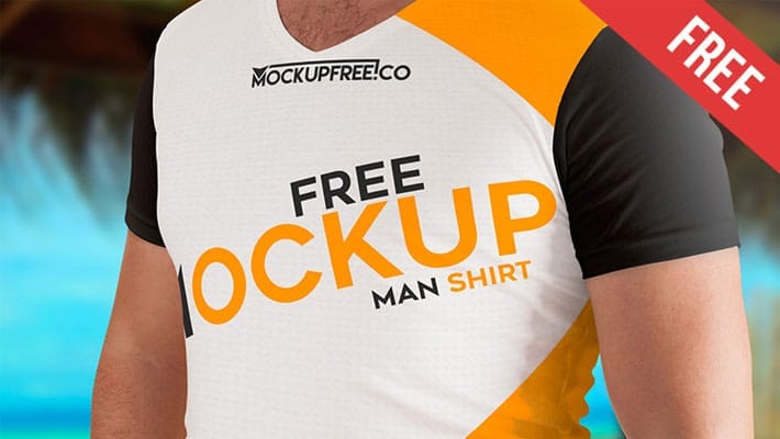 Man T-Shirt PSD Mockups