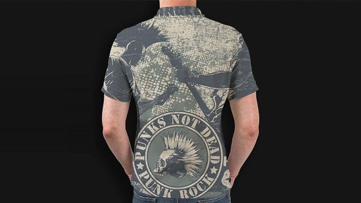 Men Polo T-shirt Mockup