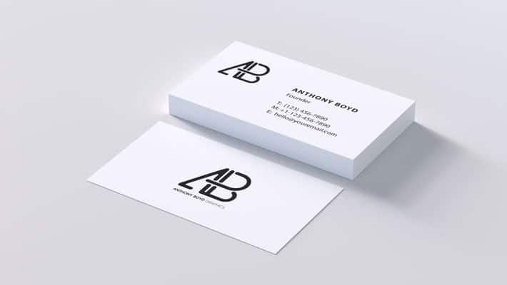 Modern Business Card PSD Mockup