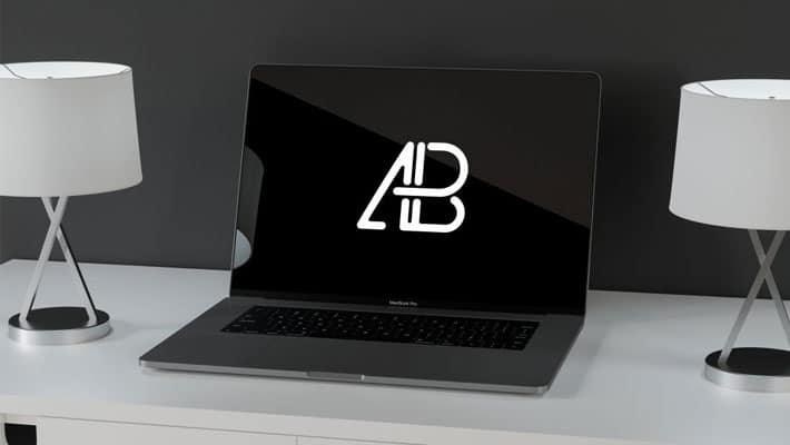Modern Macbook Pro Mockup