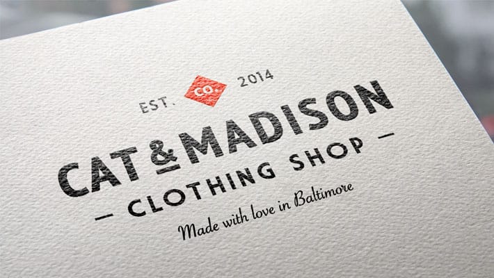 Natural Paper Printed Logo MockUp