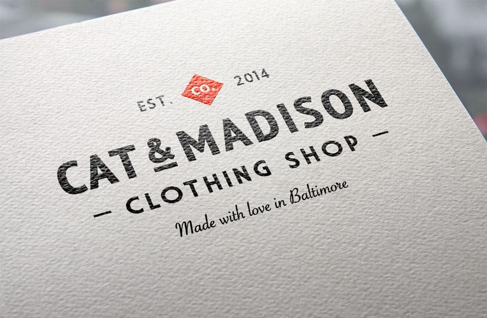 Natural Paper Printed Logo MockUp