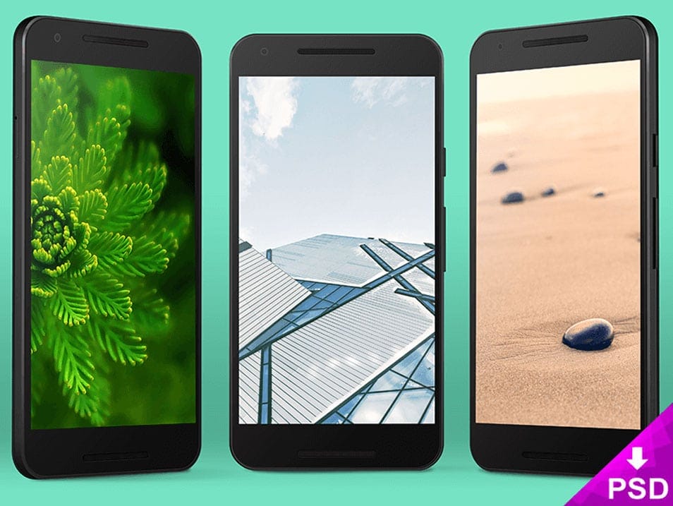 Nexus 5x Vector Mockup