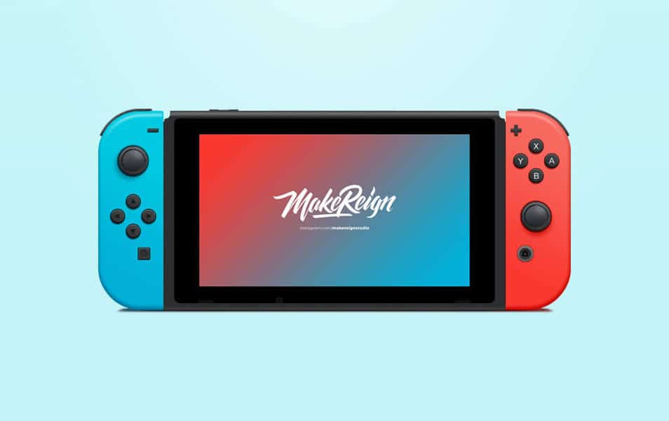 Nintendo Switch Vector PSD