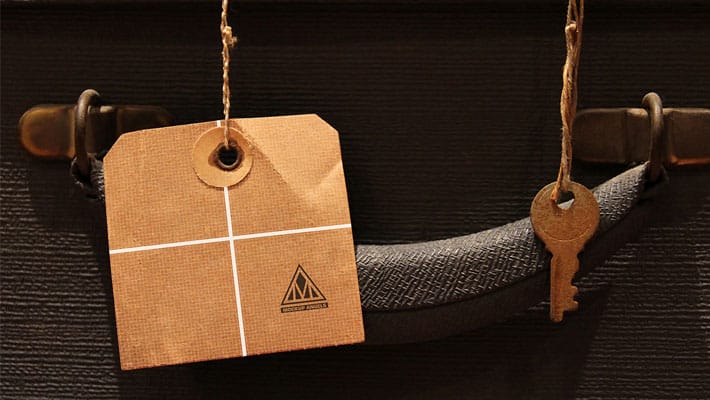 Paper Label Tag Mockup