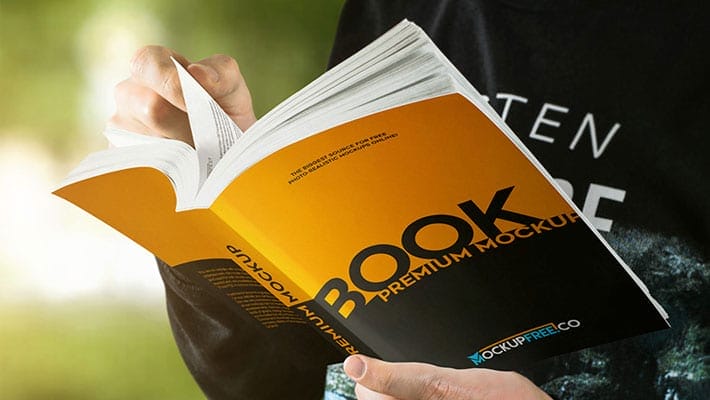 Paperback Book PSD Mockups