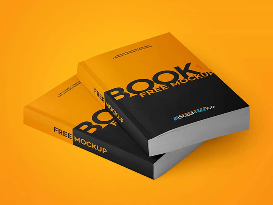 Paperback Book PSD Mockups