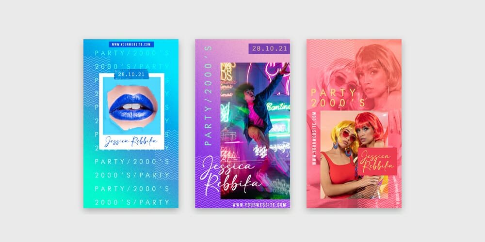 Party Instagram Stories Templates