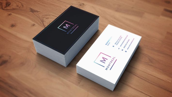 Photorealistic Business Card Mockup