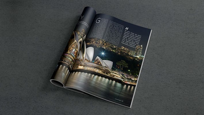 Photorealistic Magazine MockUp