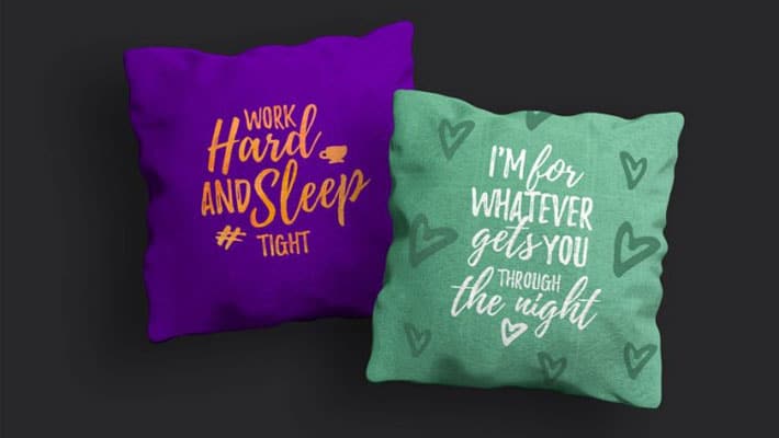 Pillow PSD Mockup