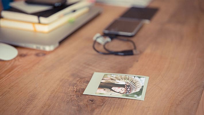 Polaroid Photo Frame Template