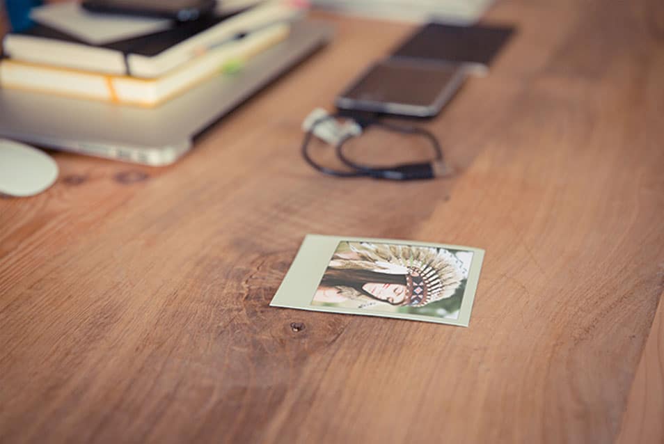 Polaroid Photo Frame Template