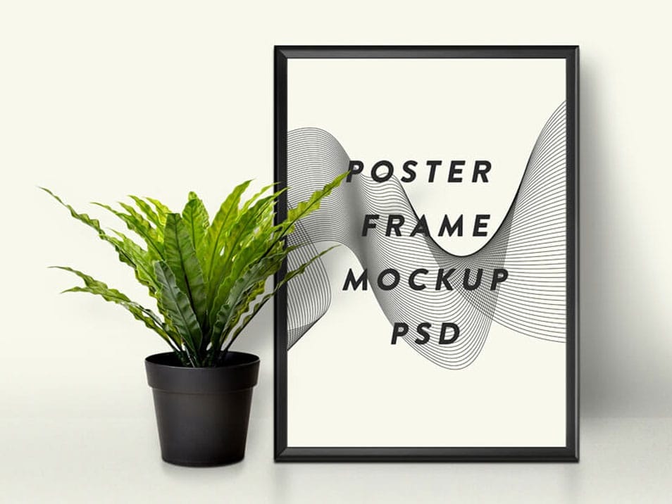 Poster Frame Mockup PSD