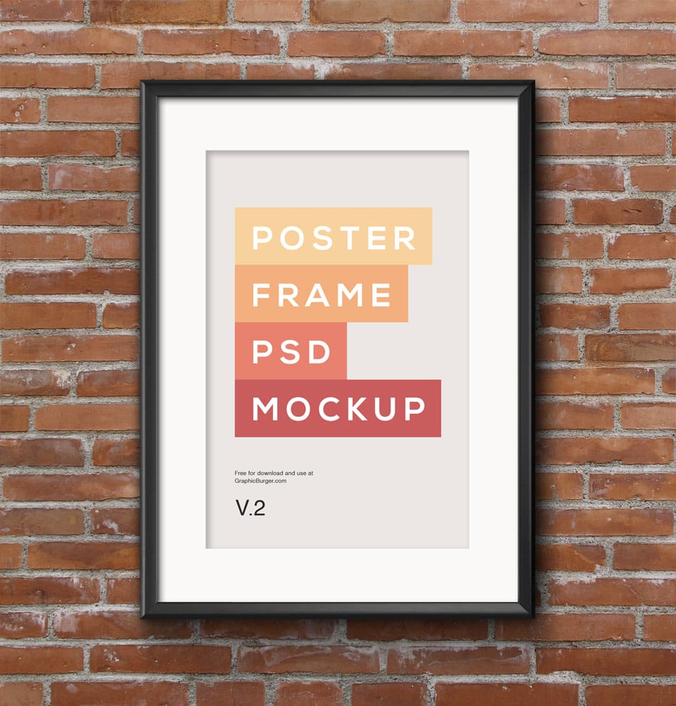 Poster Frame PSD MockUp