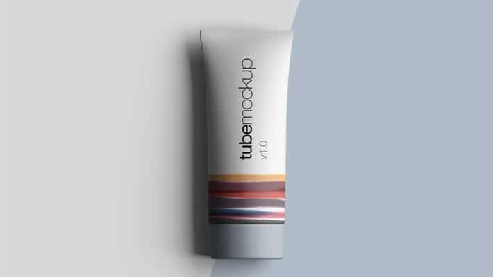 Premium Editable Tube Mockup