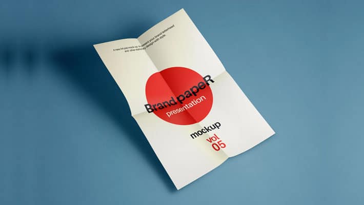 PSD A4 Paper Mock-Up