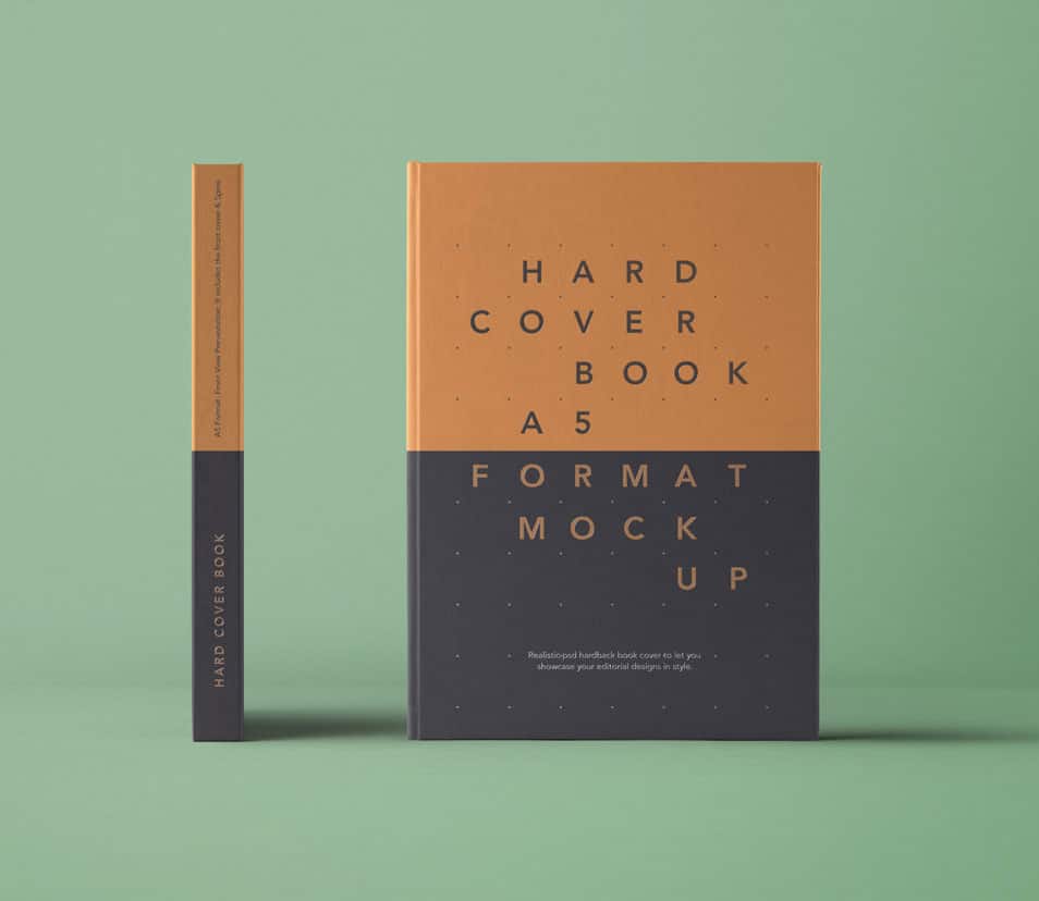 PSD A5 Hardcover Book
