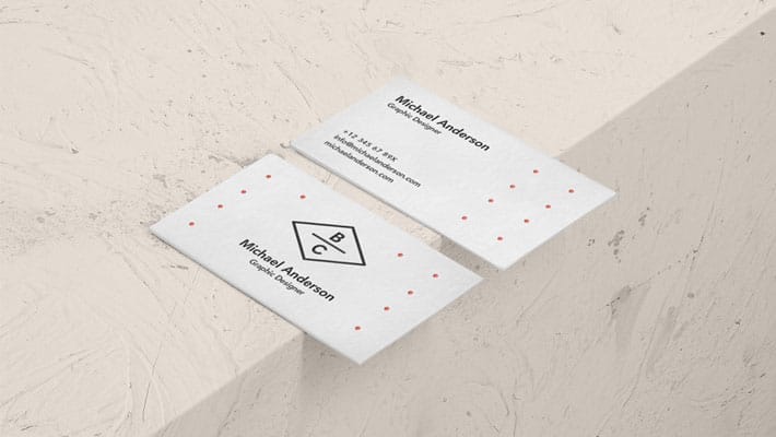 PSD Business Card Mock-Up