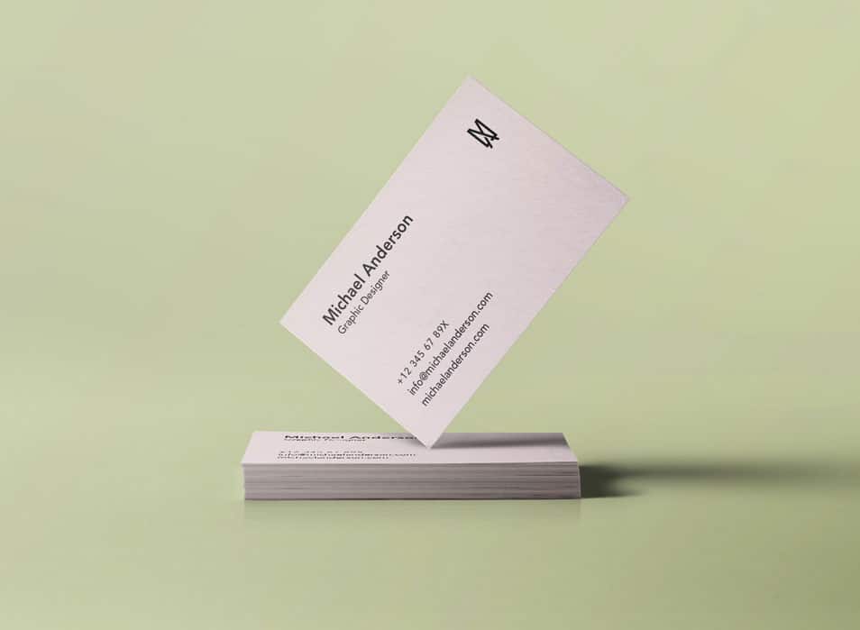 PSD Business Card Mock-Up