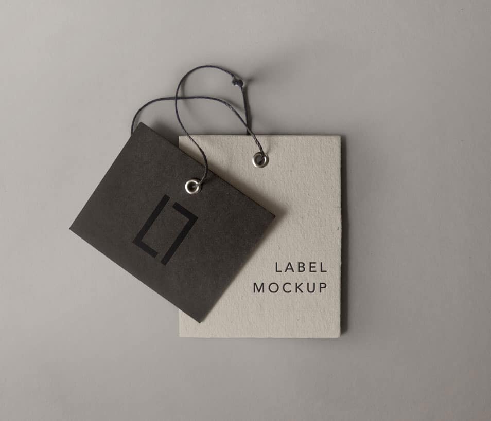 Psd Label Brand Mockup