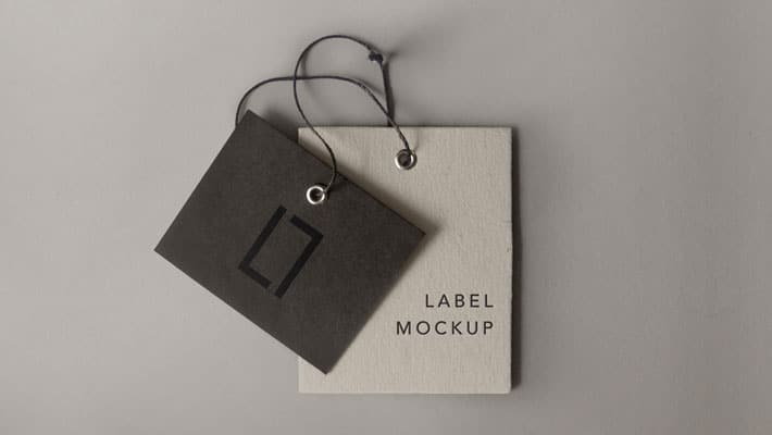 Psd Label Brand Mockup