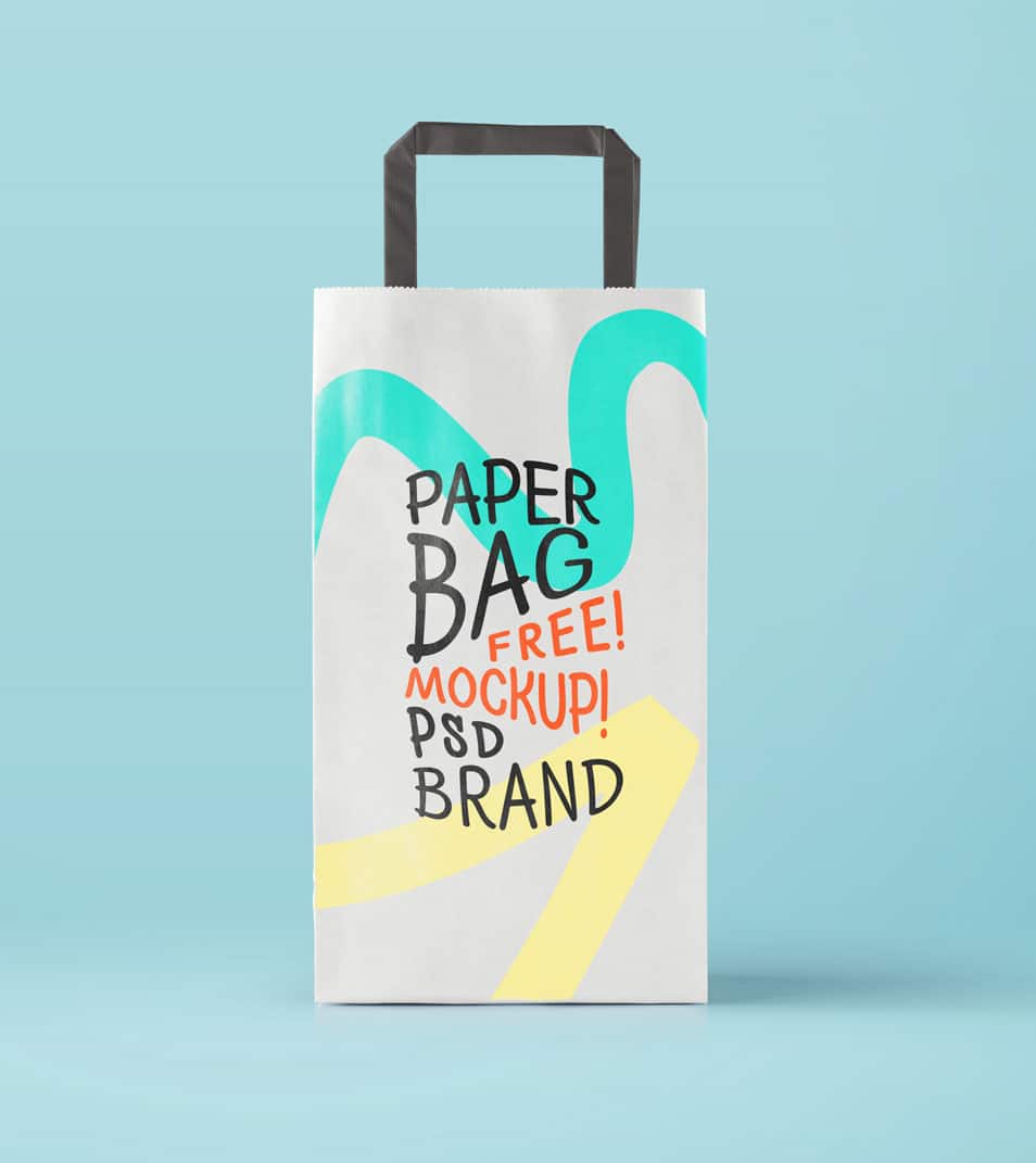 PSD Paper Bag Mockup