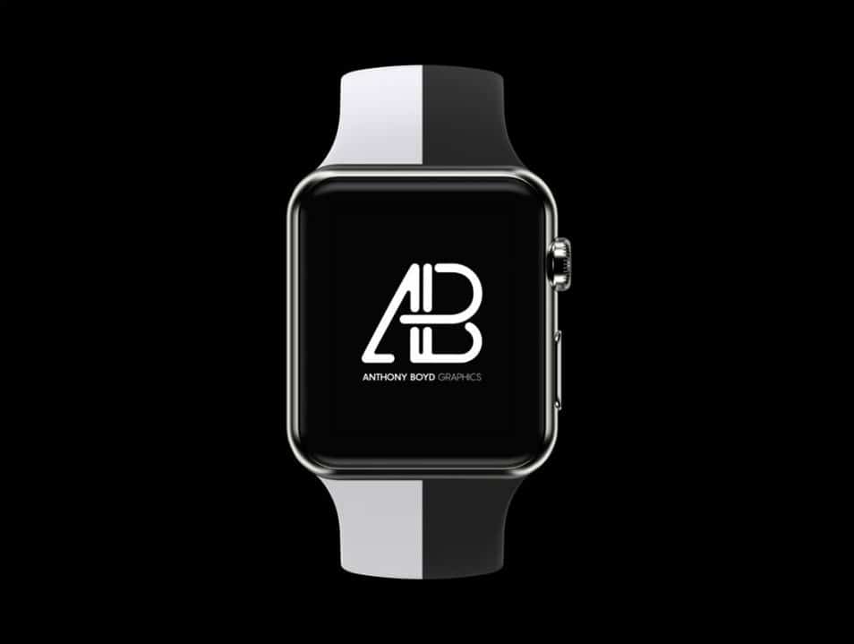 Realistic Apple Watch Series 2 Mockup
