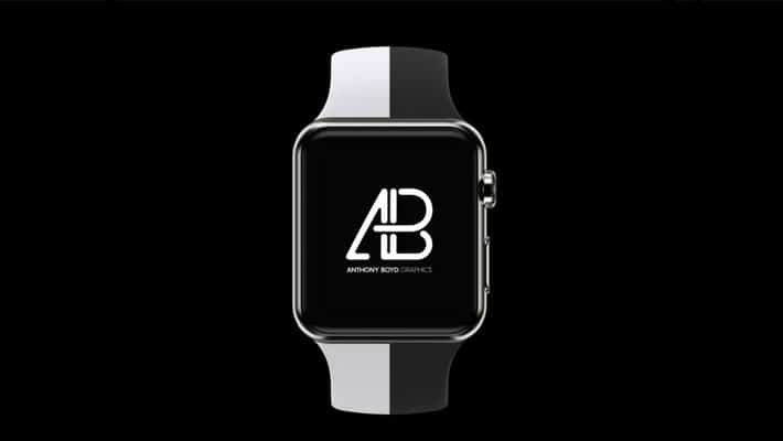 Realistic Apple Watch Series 2 Mockup