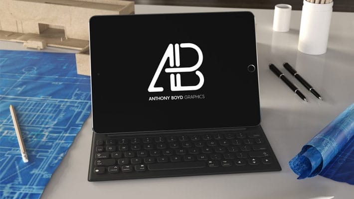 Realistic iPad Pro Mockup