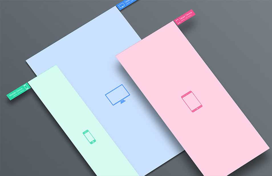 Responsive Screen Perspective Mockup