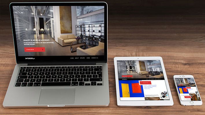 Responsive Showcase Photorealistic PSD Mockup