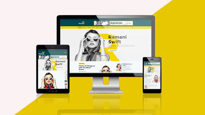 Responsive Digital Display Screen Mockup Template